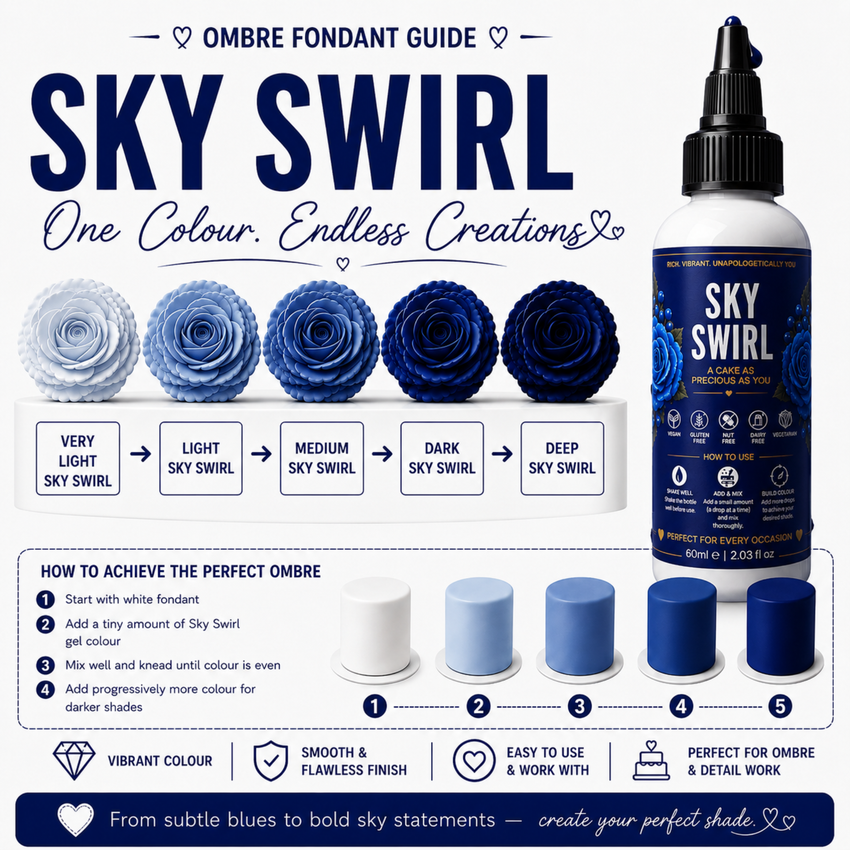 Sky Swirl | Edible Gel Color 60ml