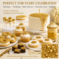 Gold | Sprinkles Bottle for Decoration Bottle 120 g