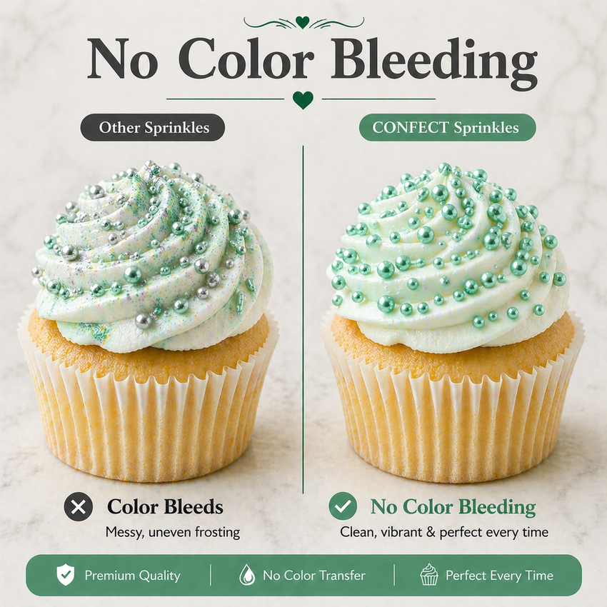 Sprinkles for Cakes & Cupcakes Decoration | USP-12(Mint Green)