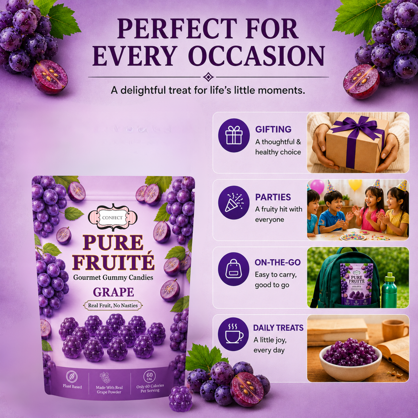 Grape Juice Burst Gummies