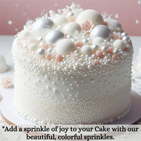 White | Sprinkles Bottle for Decoration Bottle 120 g