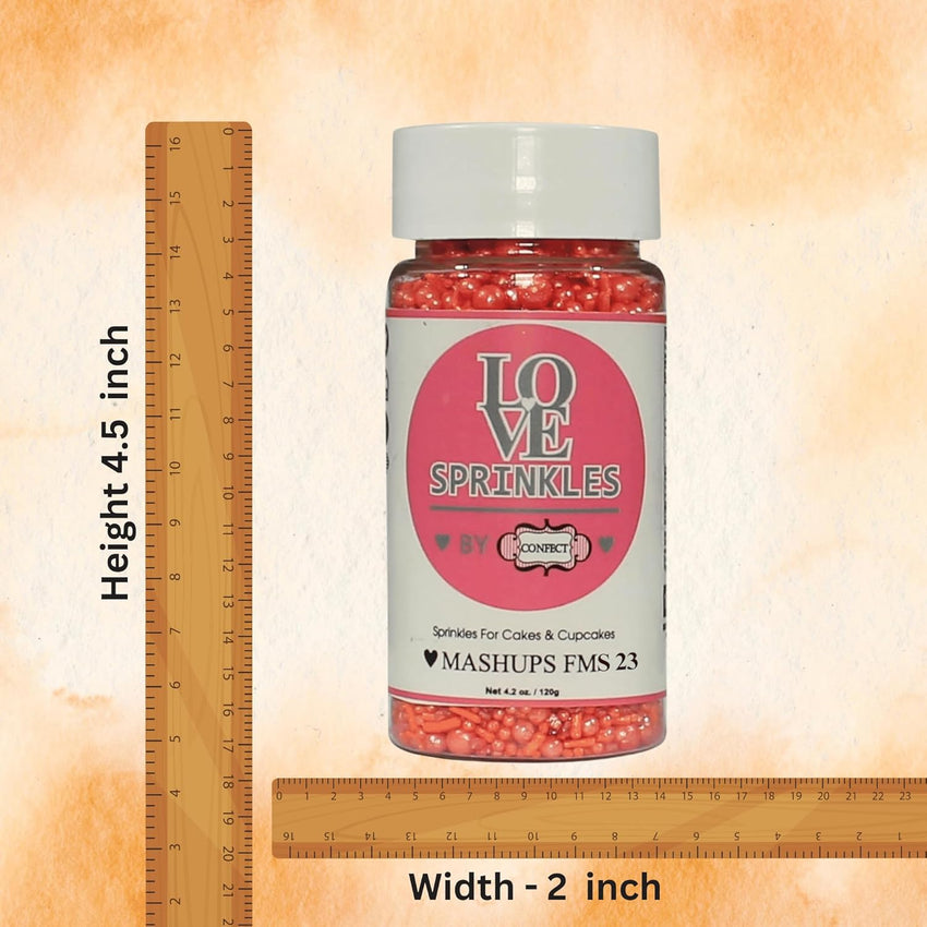 Citrus Orange | Sprinkles Bottle for Decoration Bottle 120 g