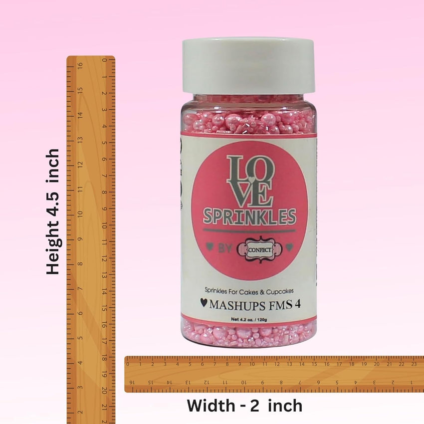 Baby Pink | Sprinkles Bottle for Decoration Bottle 120 g