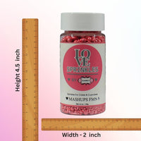 Rose Pink | Sprinkles Bottle for Decoration Bottle 120 g
