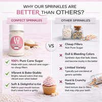 White | Sprinkles Bottle for Decoration Bottle 120 g