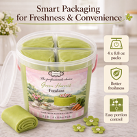 Green Harvest | Edible Natural Fondant (4 x 250g)