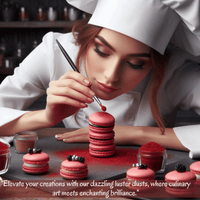 Crystal Wine Red | Edible Luster Dust 5 Gms