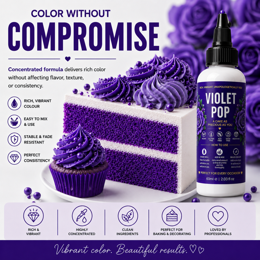 Voilet Pop | Edible Gel Color 60ml