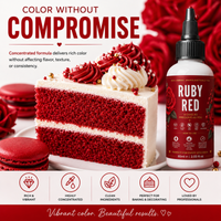 Ruby Red | Edible Gel Color 60ml
