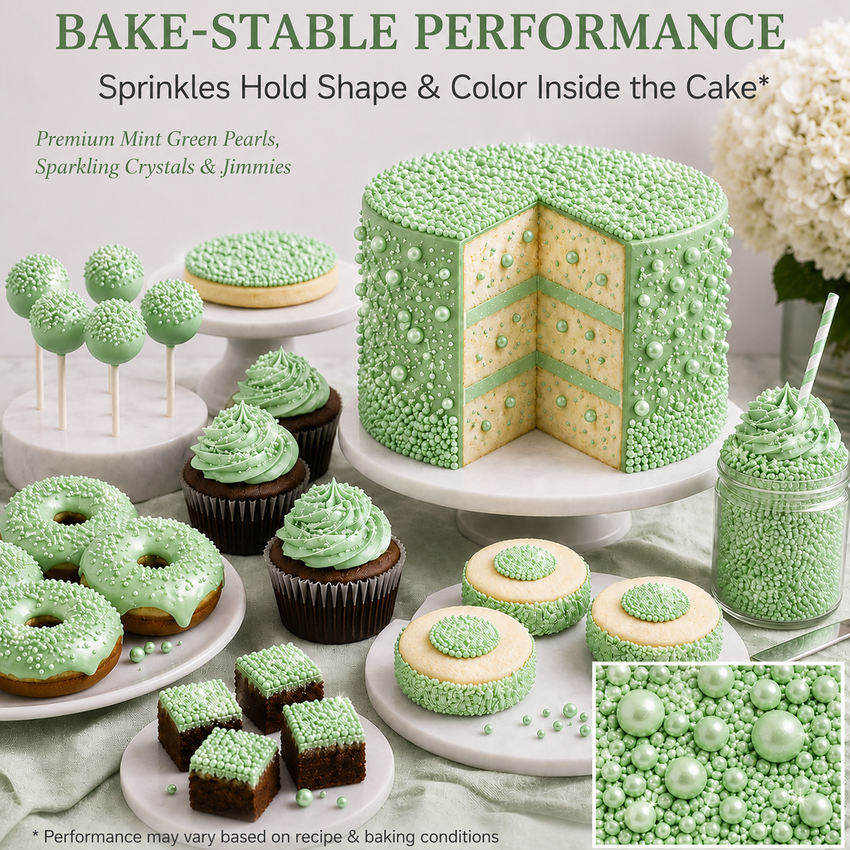 Mint Green | Sprinkles Bottle for Decoration Bottle 120 g
