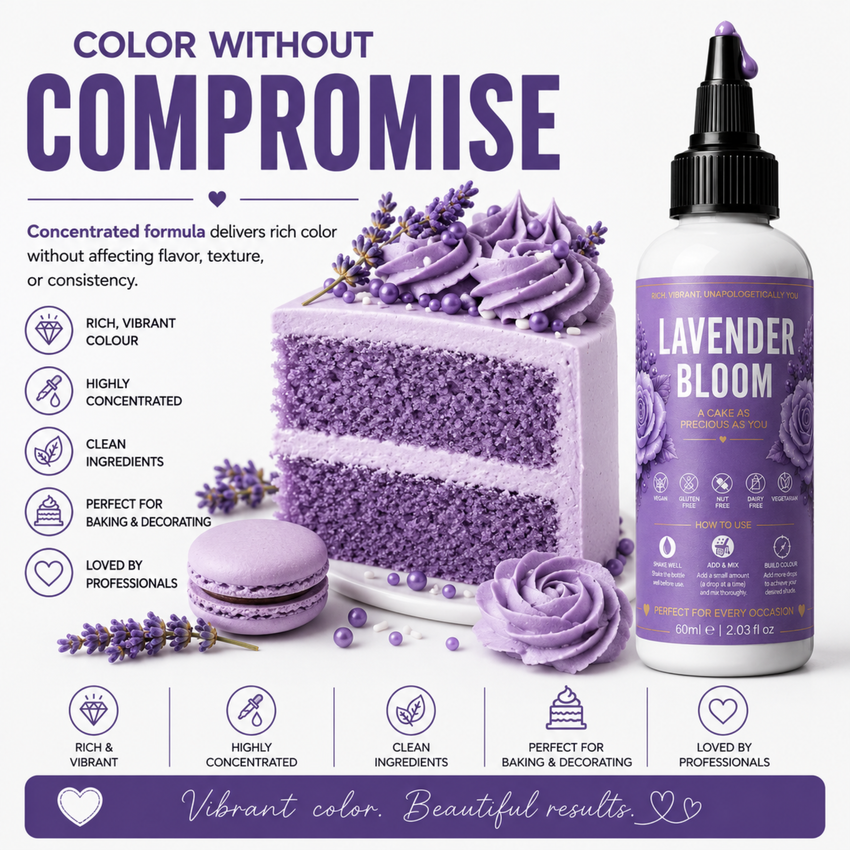 Lavender Bloom | Edible Gel Color 60ml