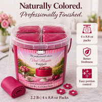Vivid Magenta | Edible Natural Fondant (4 x 250g)