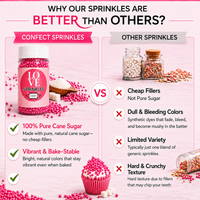 Hot Pink | Sprinkles Bottle for Decoration Bottle 120 g