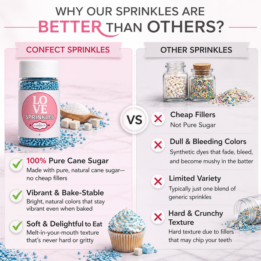 Sky Blue | Sprinkles Bottle for Decoration Bottle 120 g