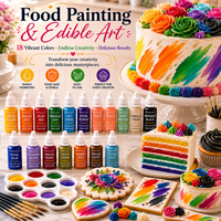 Complete Set | Pack of 18 Edible Water Color