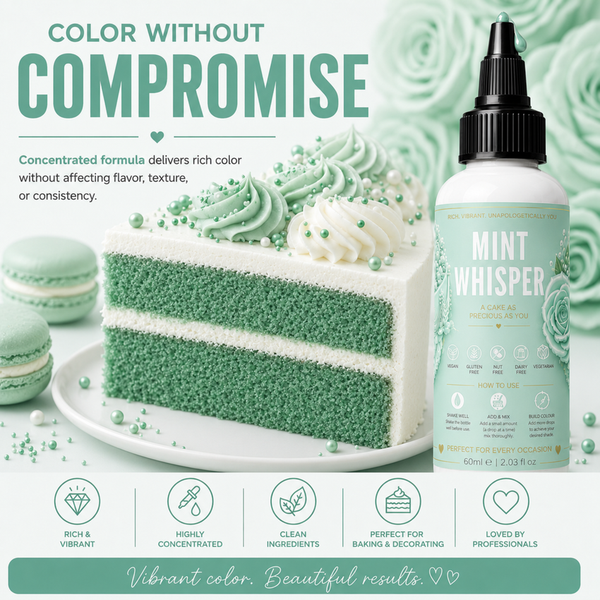 Mint Whisper | Edible Gel Color 60ml