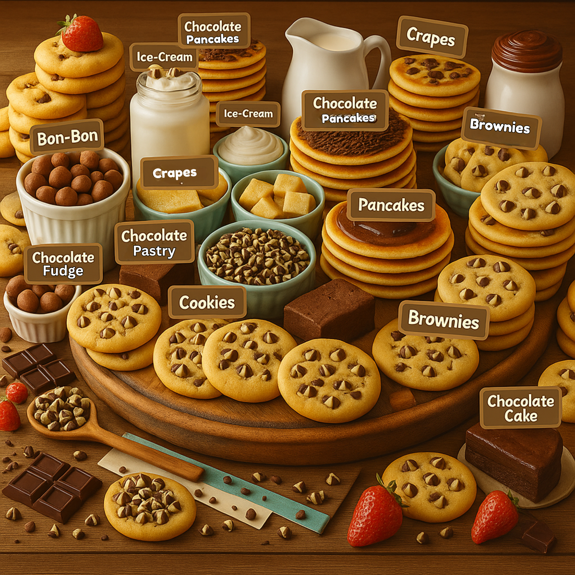 Twin Chocolate Chips 100g