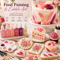 Valentine | Pack of 6 Edible Water Color