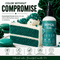 Tropical Teal | Edible Gel Color 60ml