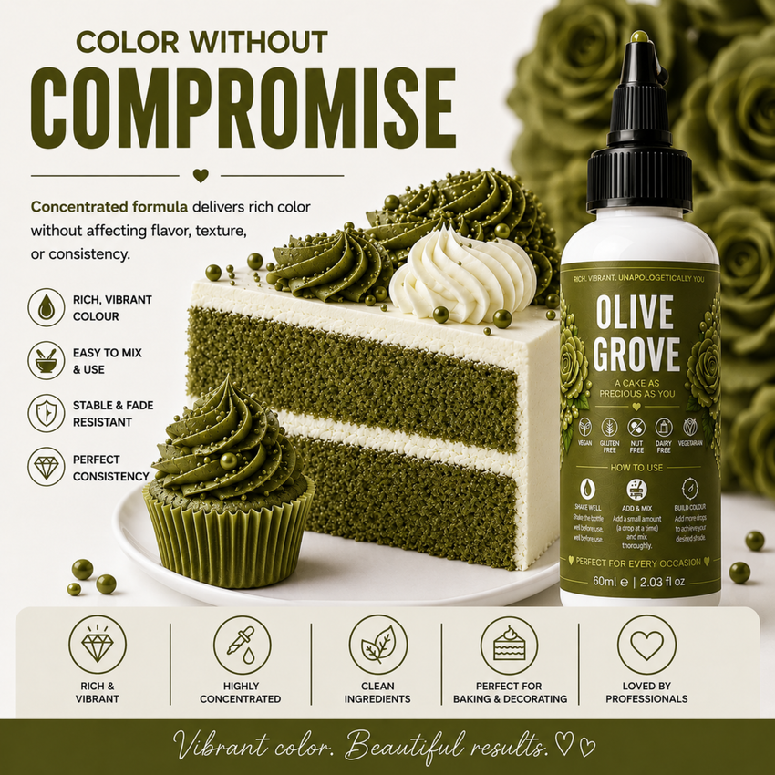 Olive Grove | Edible Gel Color 60ml