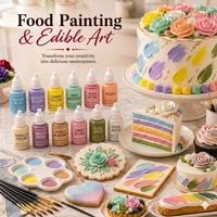 Pastel Elegance | Pack of 6 Edible Water Color