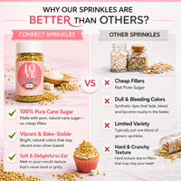 Gold | Sprinkles Bottle for Decoration Bottle 120 g