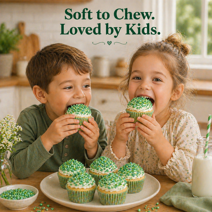 Sprinkles for Cakes & Cupcakes Decoration | USP-11(Pea Green)
