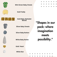 Baby Shower Sprinkles | Birthday Sprinkles | Gender Reveal Sprinkles Pack of 5 (BABY SHOWER -05)