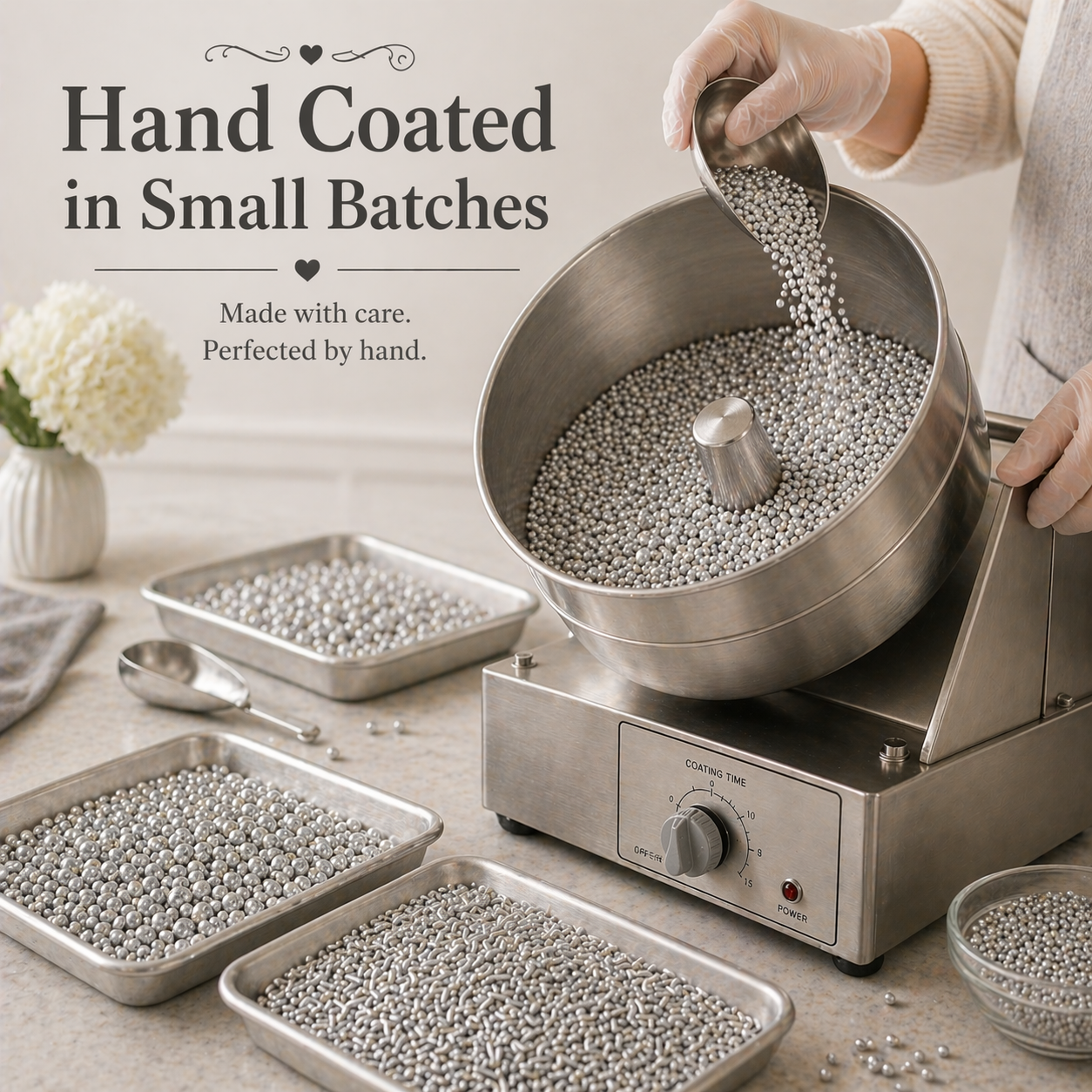 Sprinkles for Cakes & Cupcakes Decoration | USP-16(Silver)