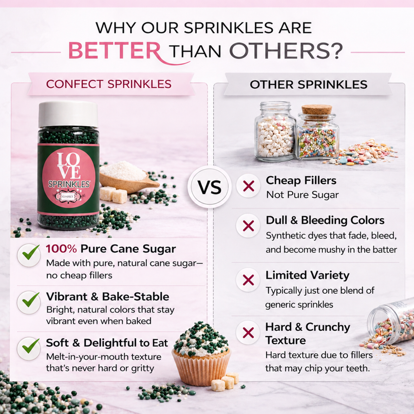Holy Green | Sprinkles Bottle for Decoration Bottle 120g