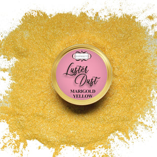 Edible Luster Dust – Pack of 5 | Gold, White, Bronze, Yellow, Copper | 25 Gm