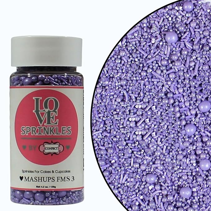 Lavender | Sprinkles Bottle for Decoration Bottle 120 g