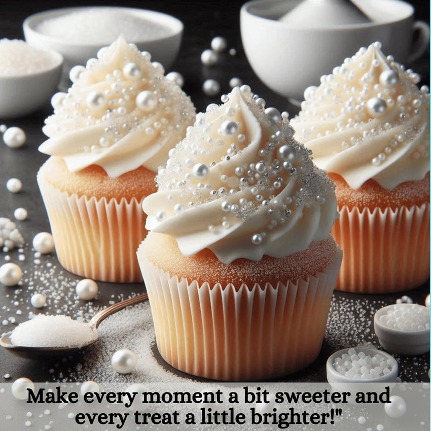 White | Sprinkles Bottle for Decoration Bottle 120 g