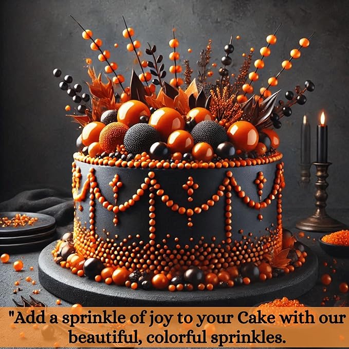 Citrus Orange | Sprinkles Bottle for Decoration Bottle 120 g