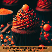 Citrus Orange | Sprinkles Bottle for Decoration Bottle 120 g