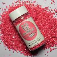 Crimson Pink | Sprinkles Bottle for Decoration Bottle 120 g