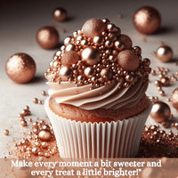 Bronze | Sprinkles Bottle for Decoration Bottle 120 g