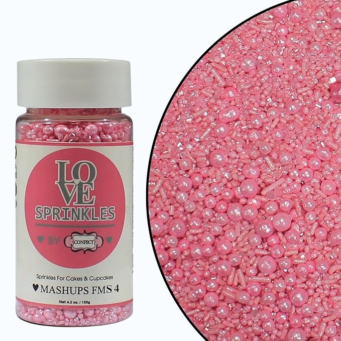 Baby Pink | Sprinkles Bottle for Decoration Bottle 120 g