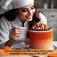 Citrus Orange | Sprinkles Bottle for Decoration Bottle 120 g