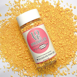 Yellow | Sprinkles Bottle for Decoration Bottle 120 g