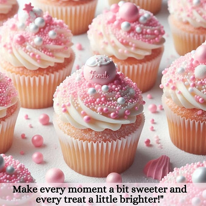 Baby Pink | Sprinkles Bottle for Decoration Bottle 120 g