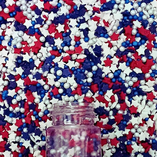 Patriotic Sprinkles for Decoration 06 | 120 Gm