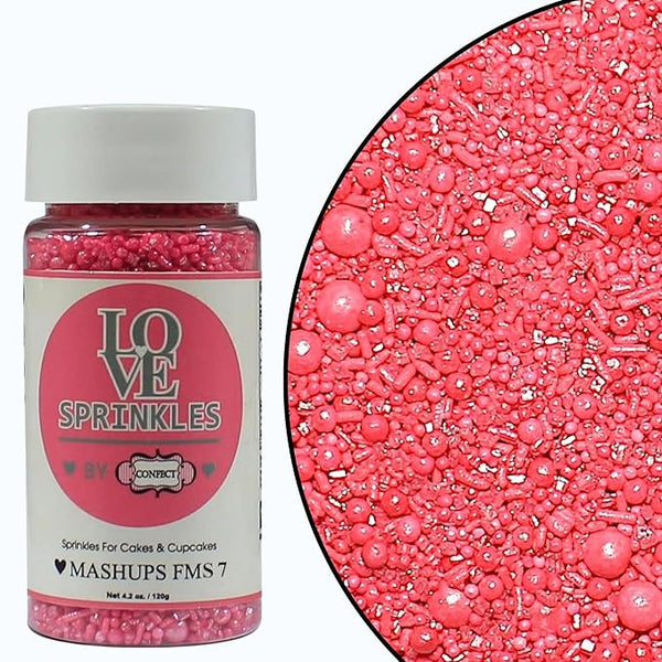 Hot Pink | Sprinkles Bottle for Decoration Bottle 120 g