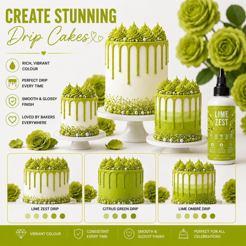 Lime Zest | Edible Gel Color 60ml