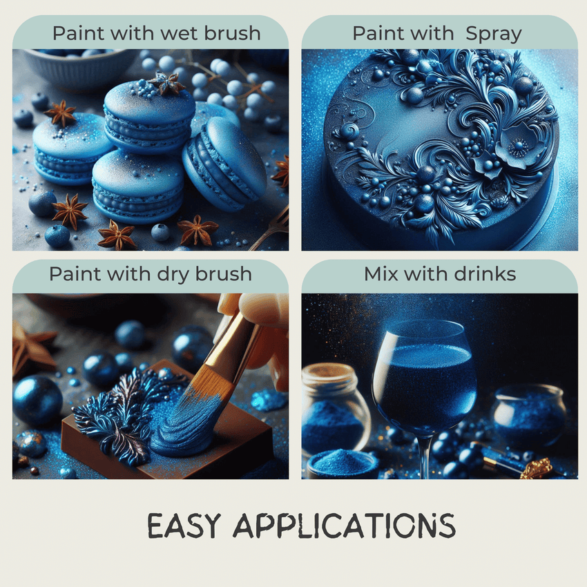 Hydrangea Blue | Edible Luster Dust 5 Gms