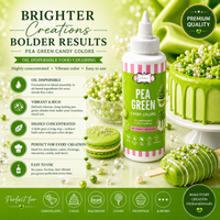 Pea Green | Edible Candy Color 60ml
