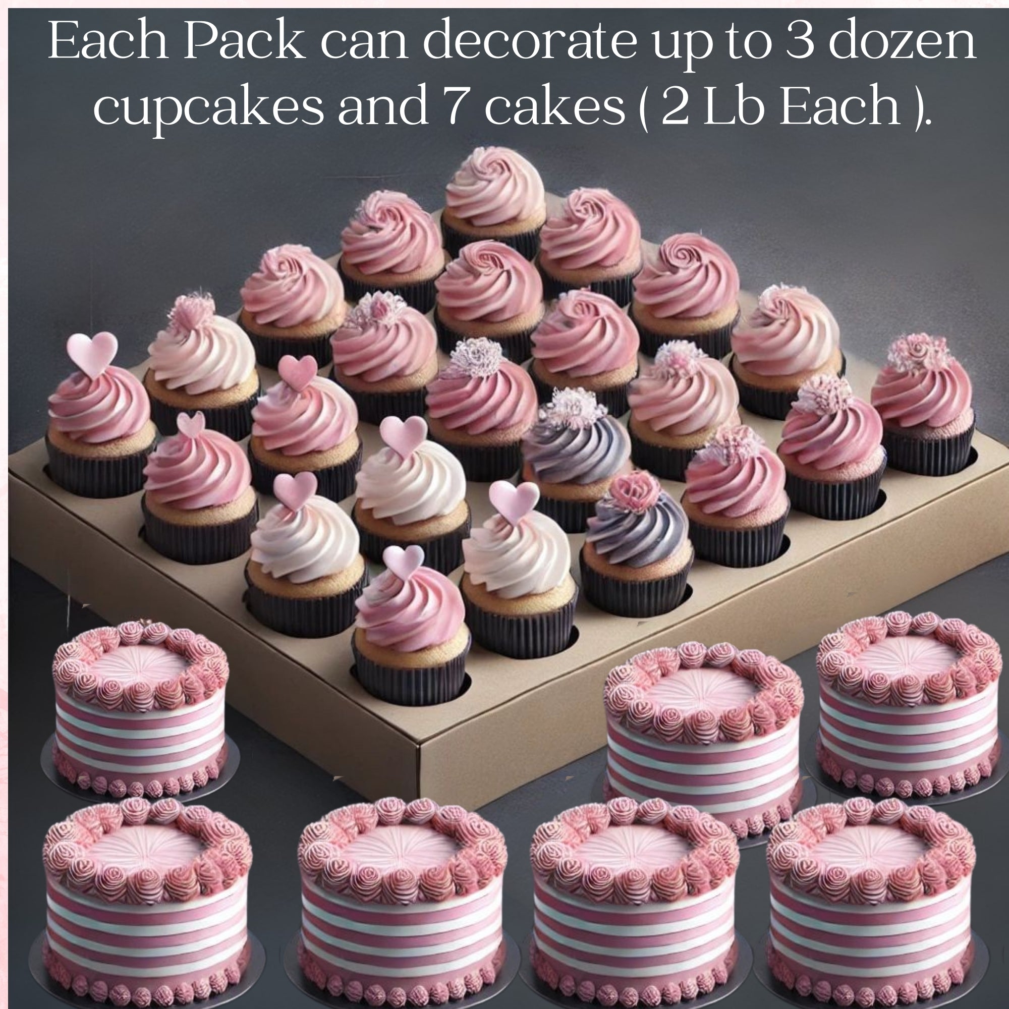 Sprinkles for Cakes & Cupcakes Decoration | USP-24(Red)