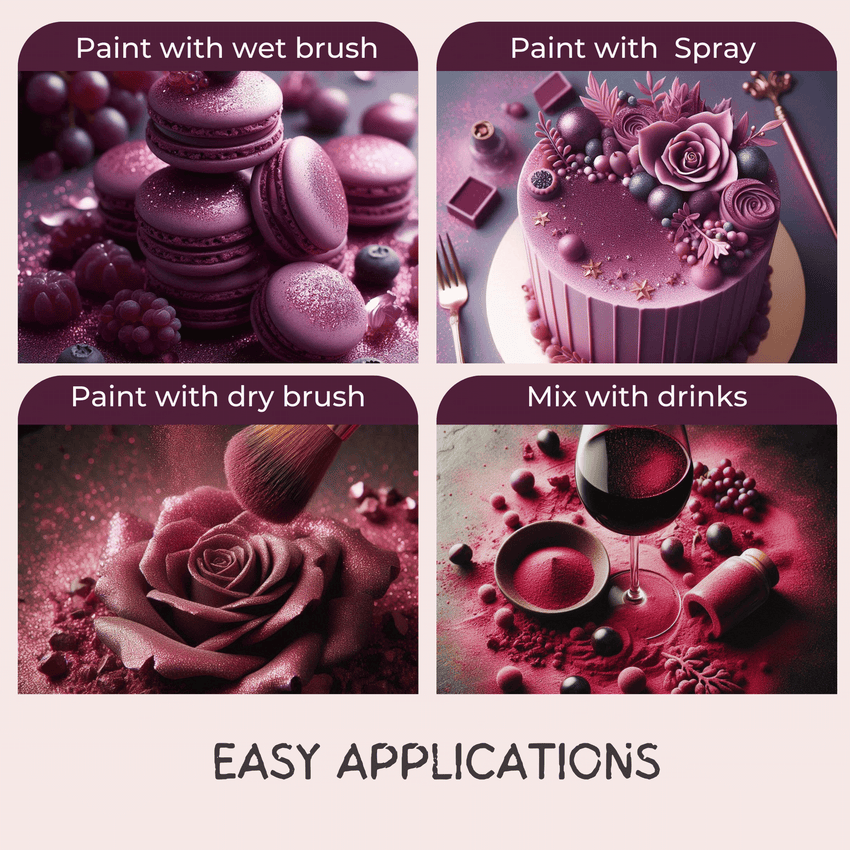 Merlot Mauve | Edible Luster Dust 5 Gms