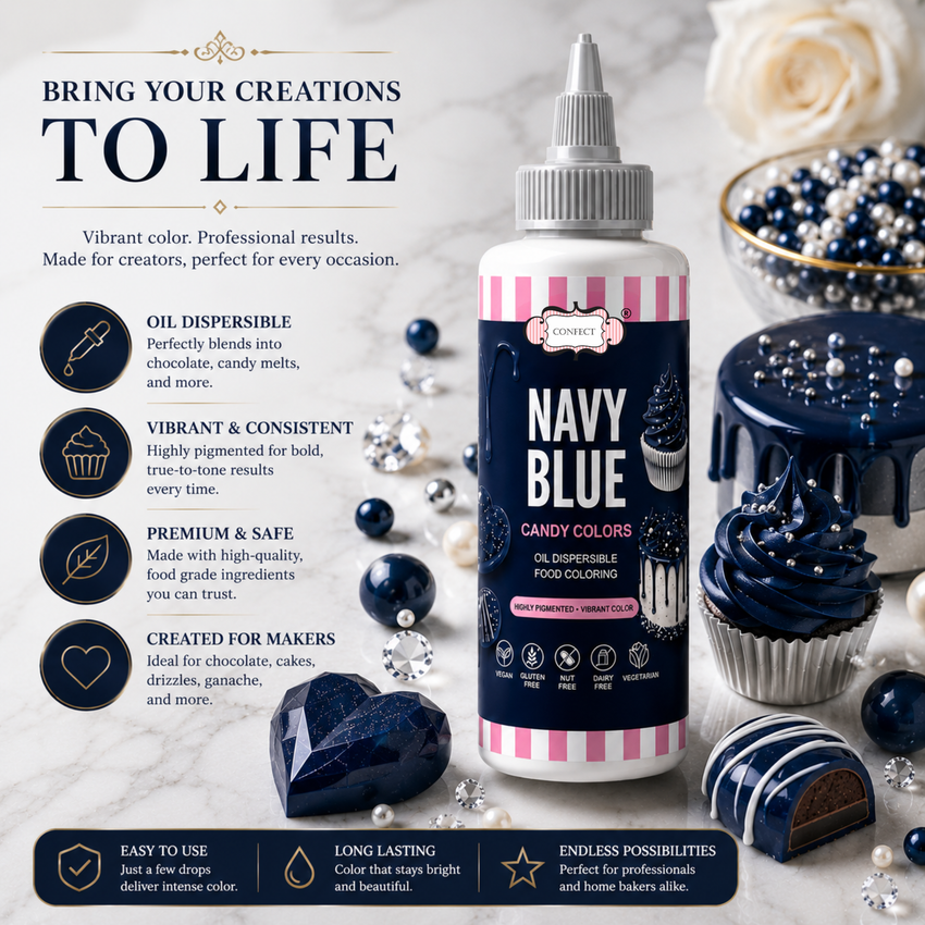 Navy | Edible Candy Color 60ml