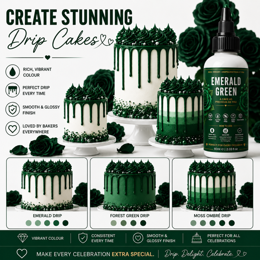 Emerald Green | Edible Gel Color 60ml